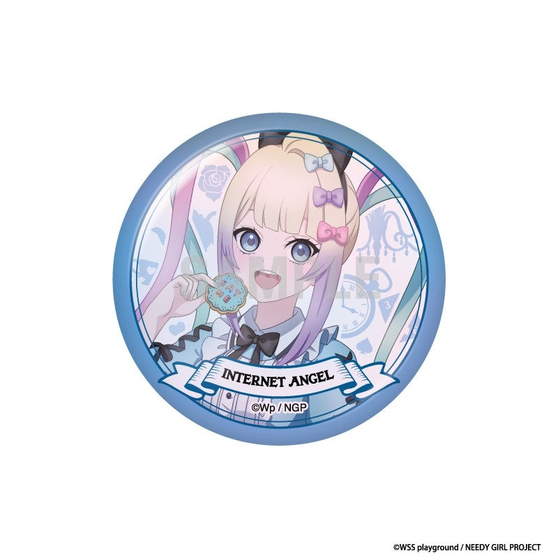 (1BOX=8)(Goods - Badge) NEEDY GIRL OVERDOSE Button Badge Collection Alice Motif ver
