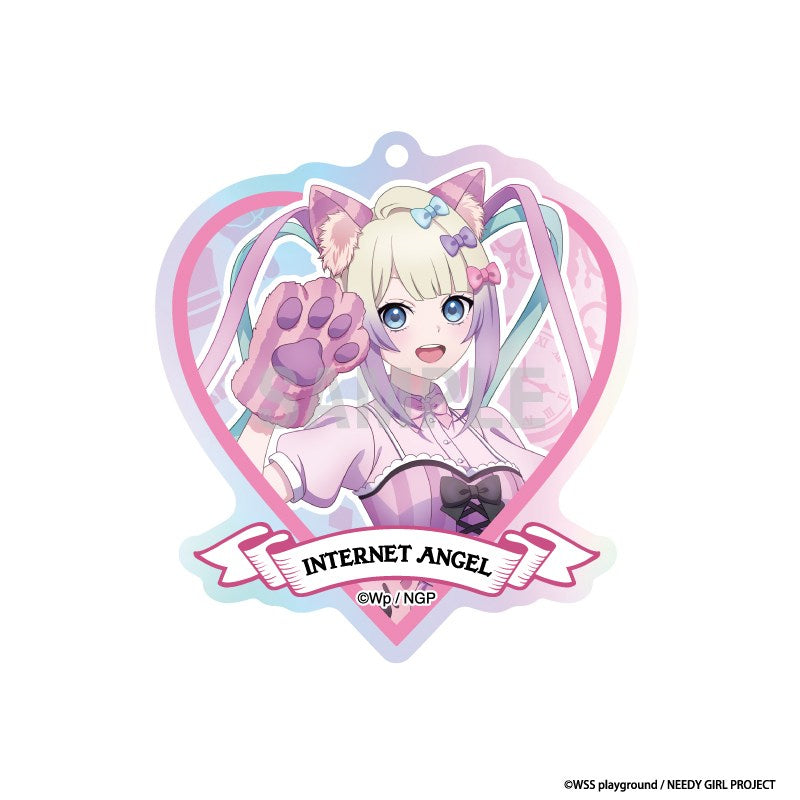 (1BOX=8)(Goods - Keychain) NEEDY GIRL OVERDOSE Acrylic KeychainCollection Alice Motif ver