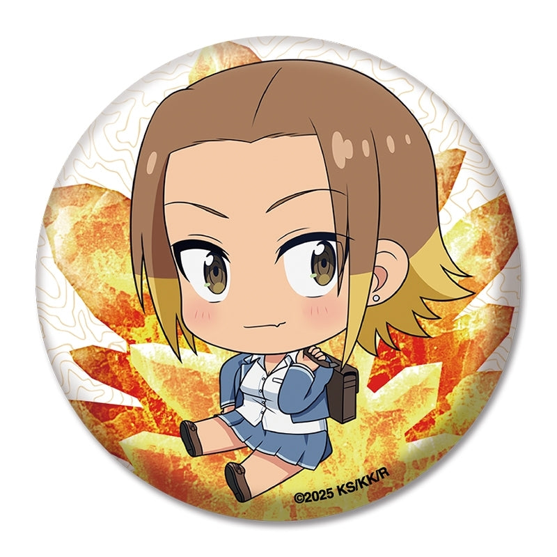 (Goods - Badge) Ruri Rocks PetankoButton Badge Aoi Kasamaru