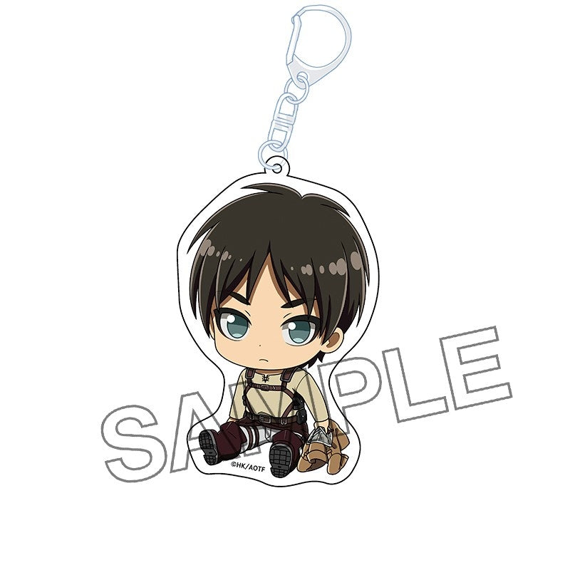 (Goods - Keychain) TV Anime Attack on Titan Petanko Acrylic Keychain vol. 2 Eren