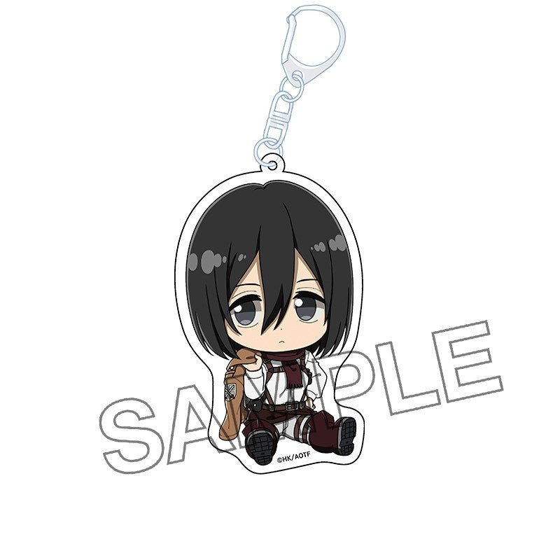 (Goods - Keychain) TV Anime Attack on Titan Petanko Acrylic Keychain vol. 2 Mikasa