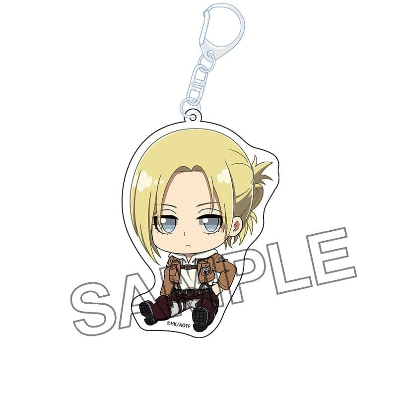 (Goods - Keychain) TV Anime Attack on Titan Petanko Acrylic Keychain vol. 2 Annie