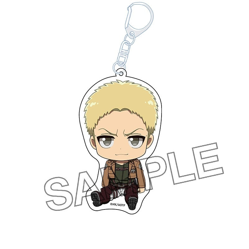 (Goods - Keychain) TV Anime Attack on Titan Petanko Acrylic Keychain vol. 2 Reiner