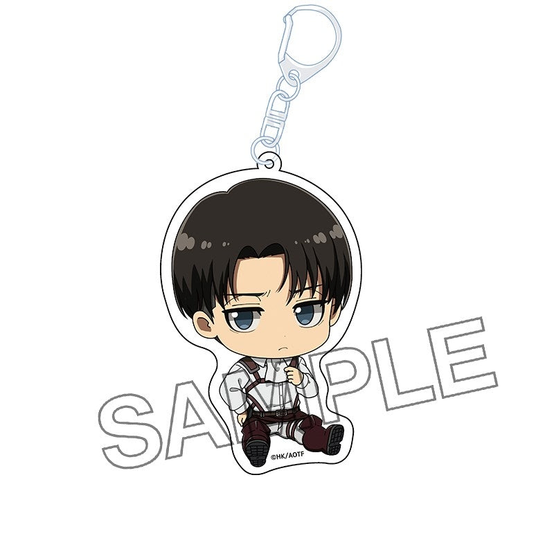 (Goods - Keychain) TV Anime Attack on Titan Petanko Acrylic Keychain vol. 2 Levi