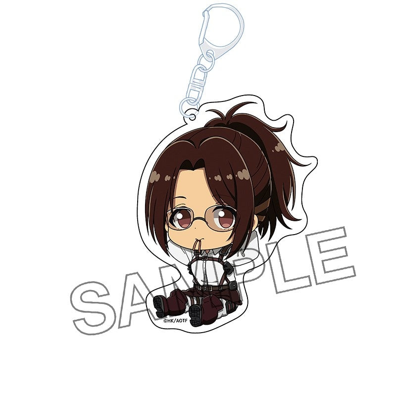 (Goods - Keychain) TV Anime Attack on Titan Petanko Acrylic Keychain vol. 2 Hange