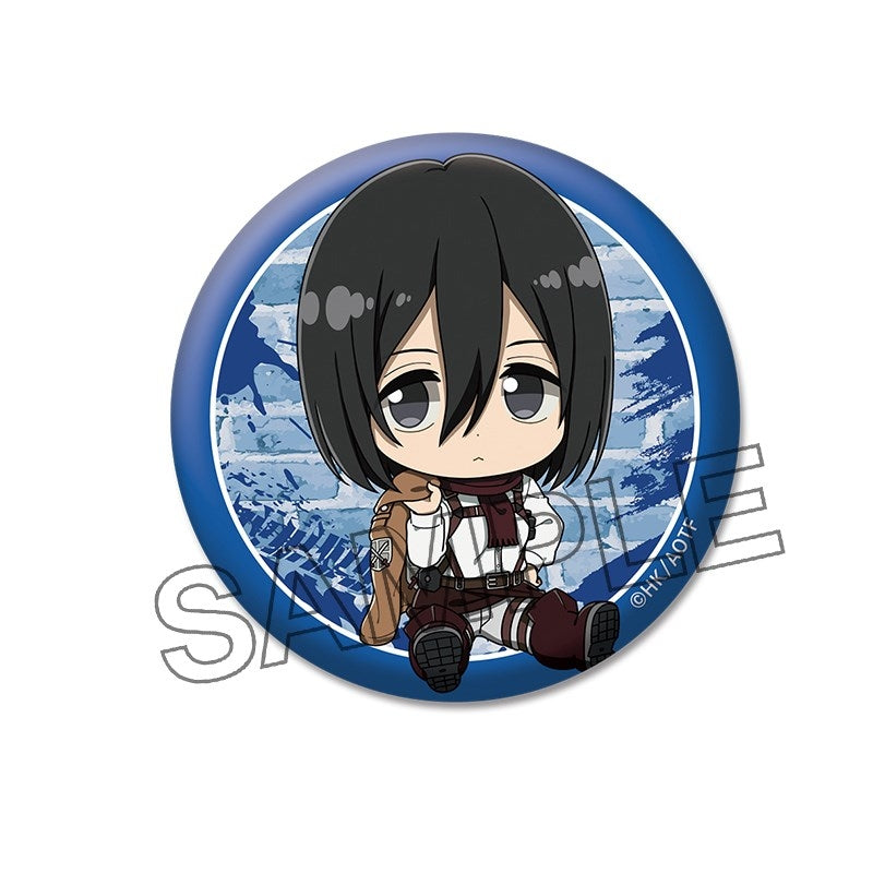 (Goods - Badge) TV Anime Attack on Titan Petanko Button Badge vol. 2 Mikasa