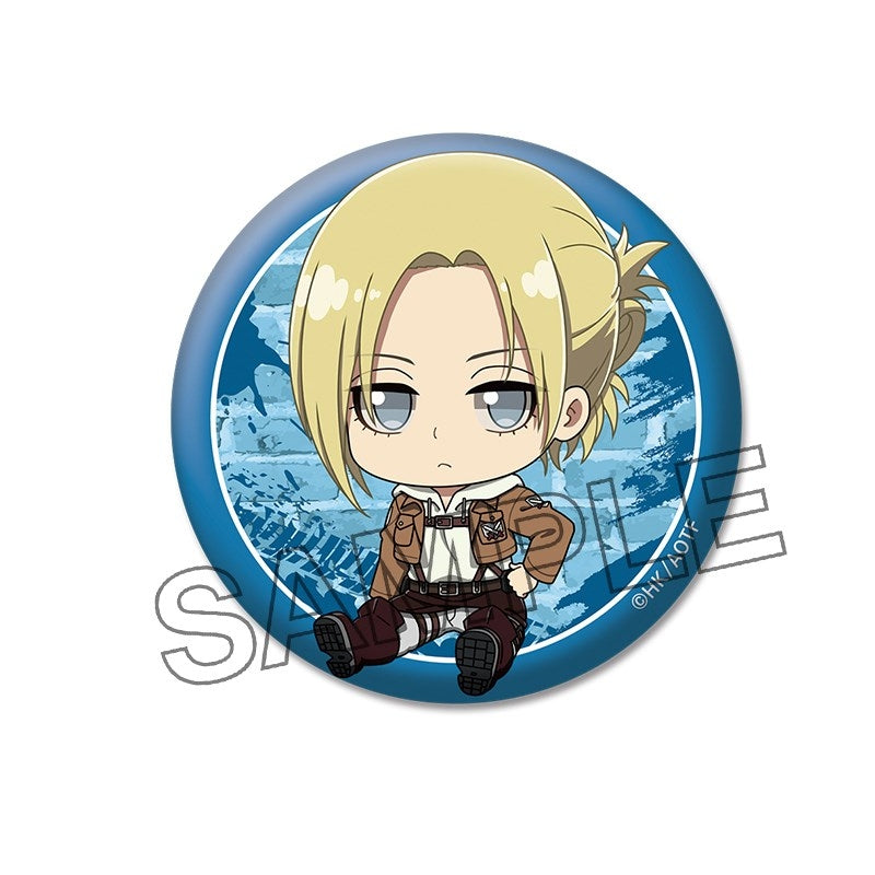 (Goods - Badge) TV Anime Attack on Titan Petanko Button Badge vol. 2 Annie