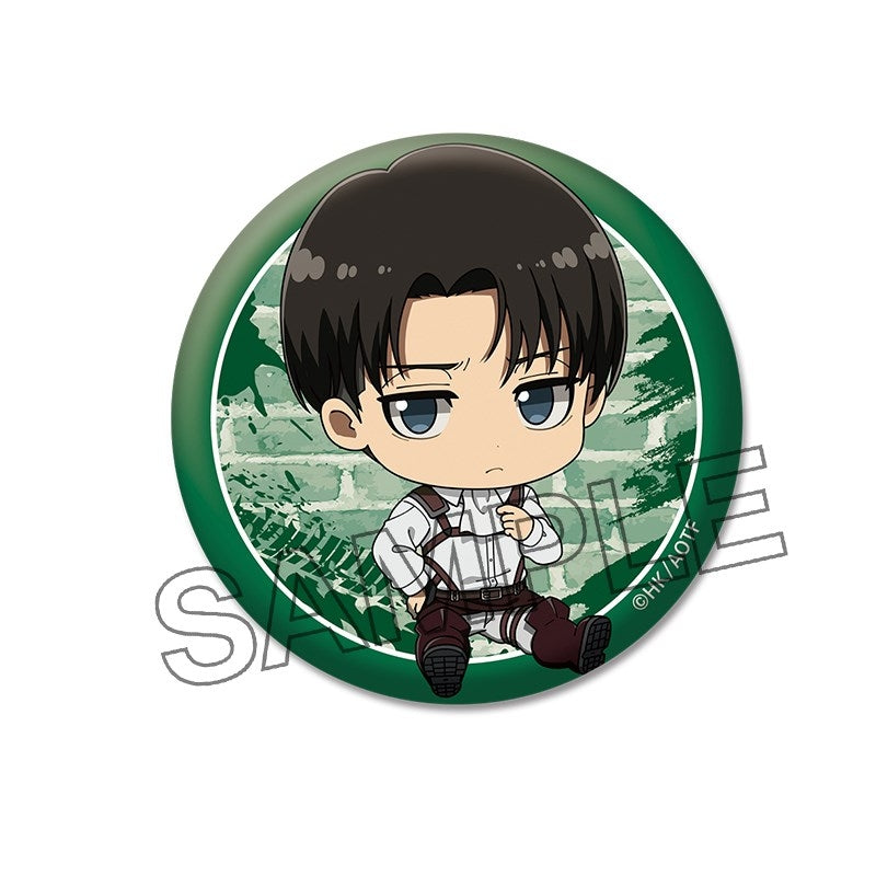 (Goods - Badge) TV Anime Attack on Titan Petanko Button Badge vol. 2 Levi