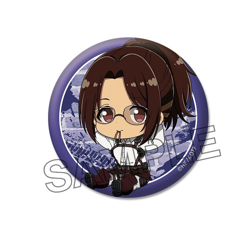 (Goods - Badge) TV Anime Attack on Titan Petanko Button Badge vol. 2 Hange