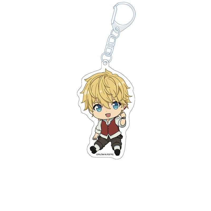 (Goods - Keychain) Fate/strange Fake Petanko Acrylic Keychain Flat Escardos