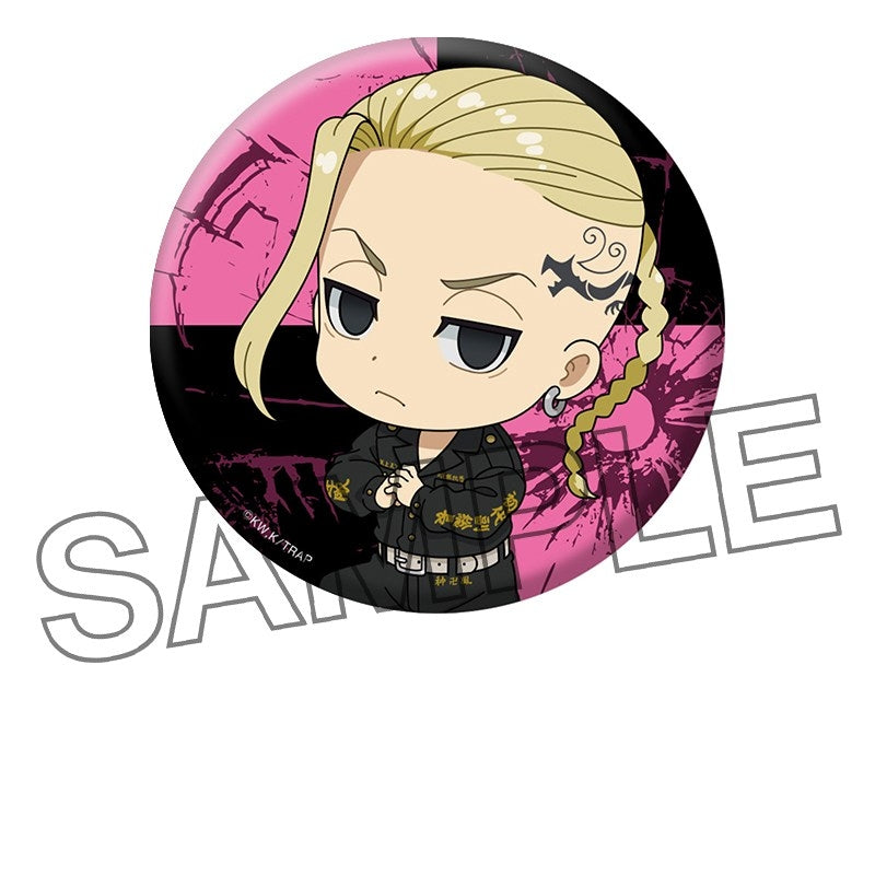 (Goods - Badge) TV Anime Tokyo Revengers Petanko Button Badge vol. 1 Ken Ryuguj