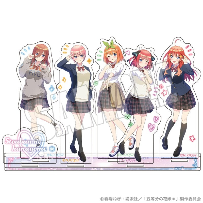(Goods - Stand Pop) The Quintessential Quintuplets* Acrylic Diorama  - Trick or Heart