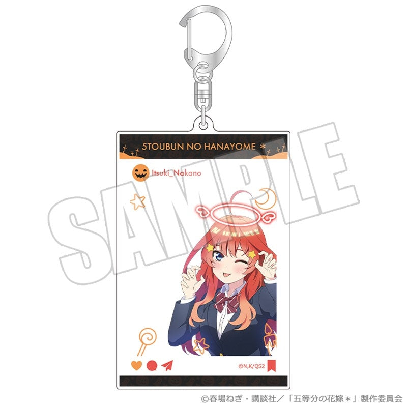 (Goods - Key Chain) The Quintessential Quintuplets* Doodle Style Acrylic Key Chain - Trick or Heart Itsuki
