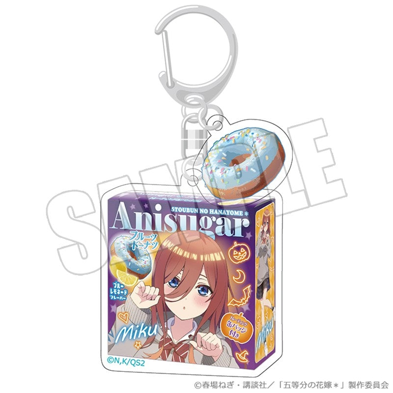 (Goods - Key Chain) The Quintessential Quintuplets* Donut Box Key Chain - Trick or Heart Miku