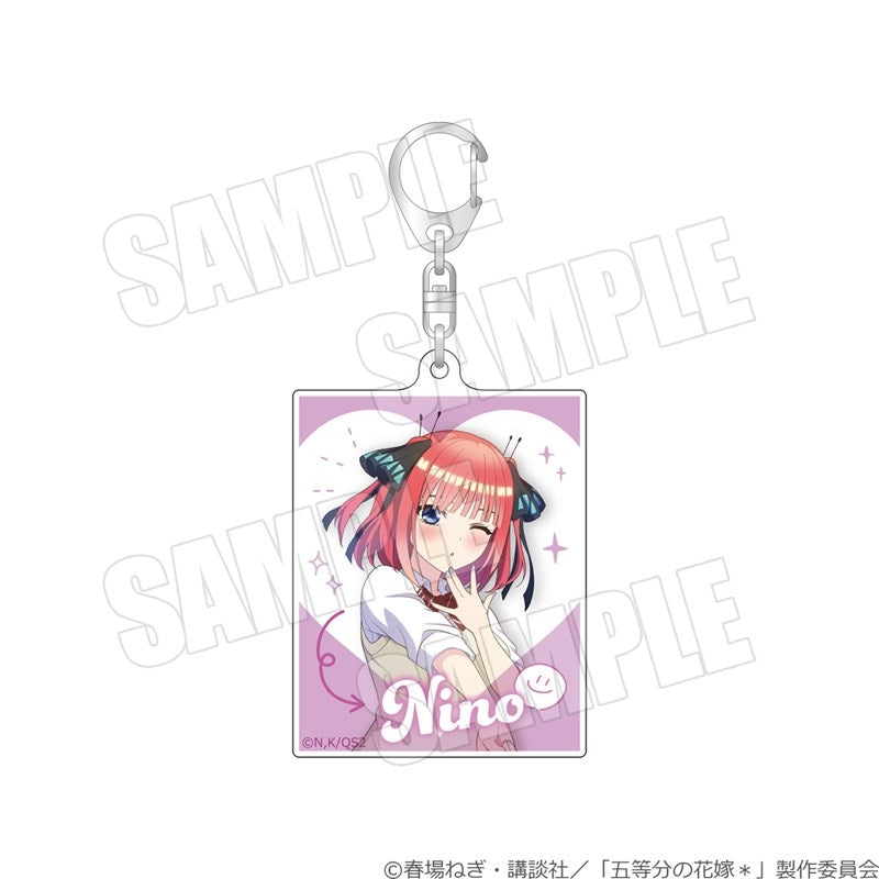 (Goods - Key Chain) The Quintessential Quintuplets* Mini Acrylic Key Chain - Trick or Heart Nino