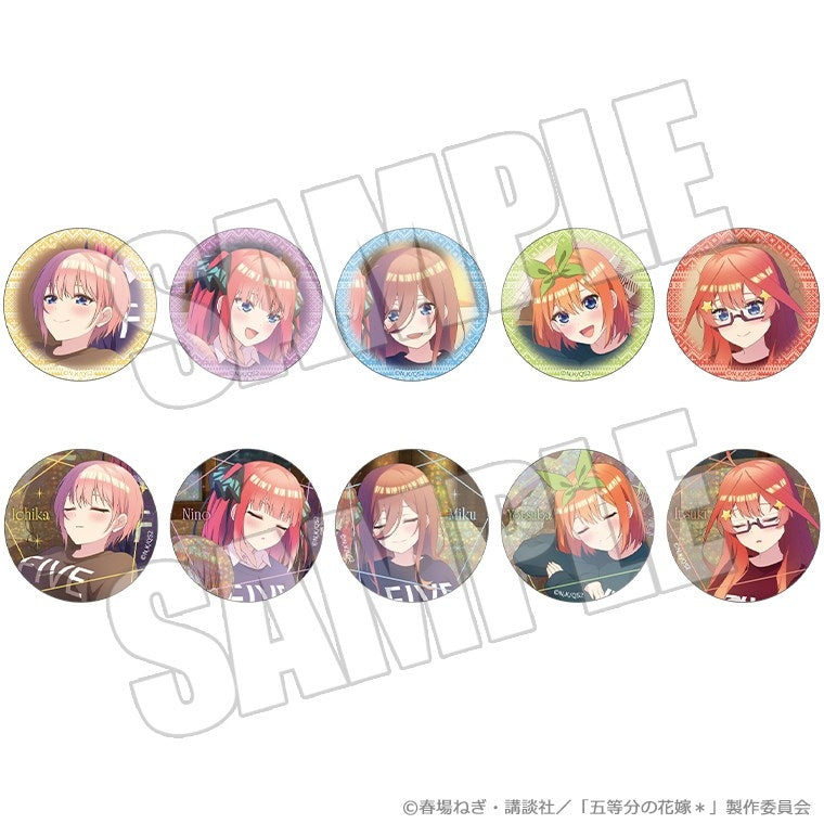 [※Blind](Goods - Badge) The Quintessential Quintuplets* Trading (Rares Available) Button Badge - Silent Time by the Fireplace