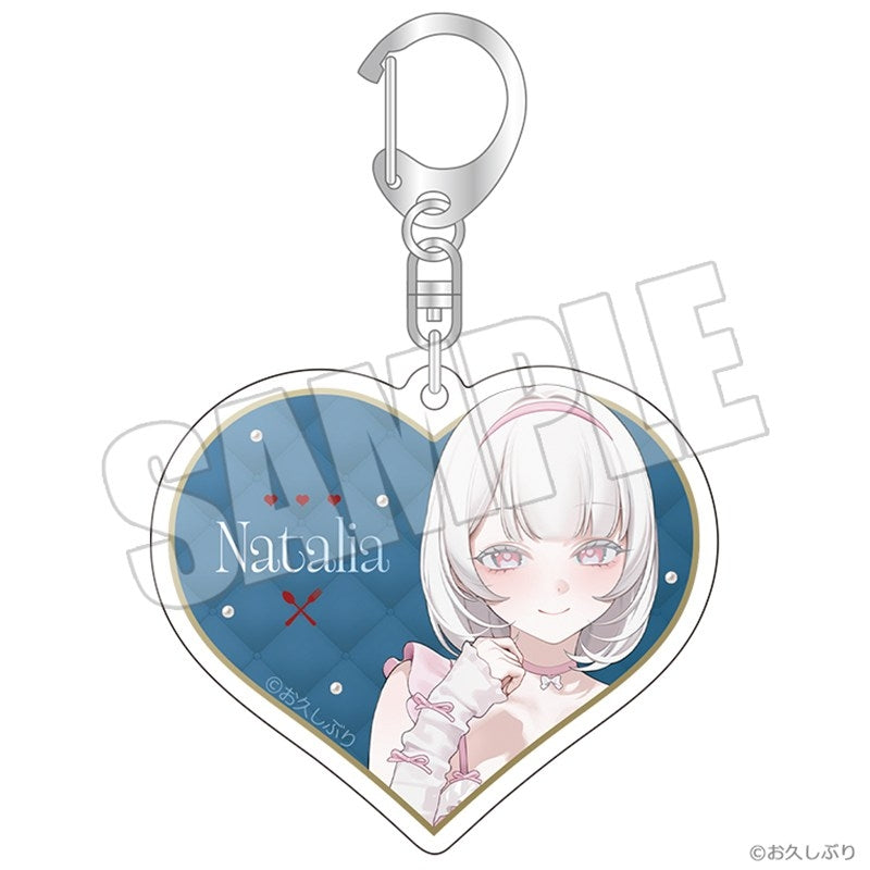 (Goods - Keychain) Futsuu no JK. Heart-shaped Acrylic Keychain <Sweet Temptation Natalia>