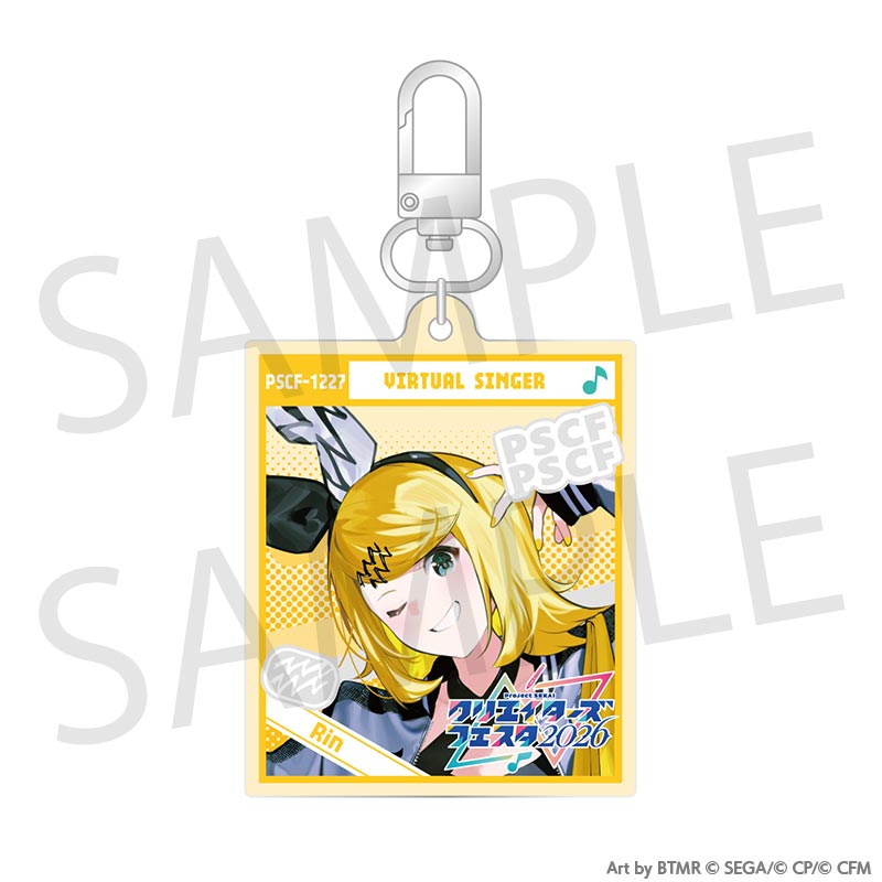(Goods - Keychain) Hatsune Miku: Colorful Stage! Creators Festa 2026 Acrylic Keychain Kagamine Rin