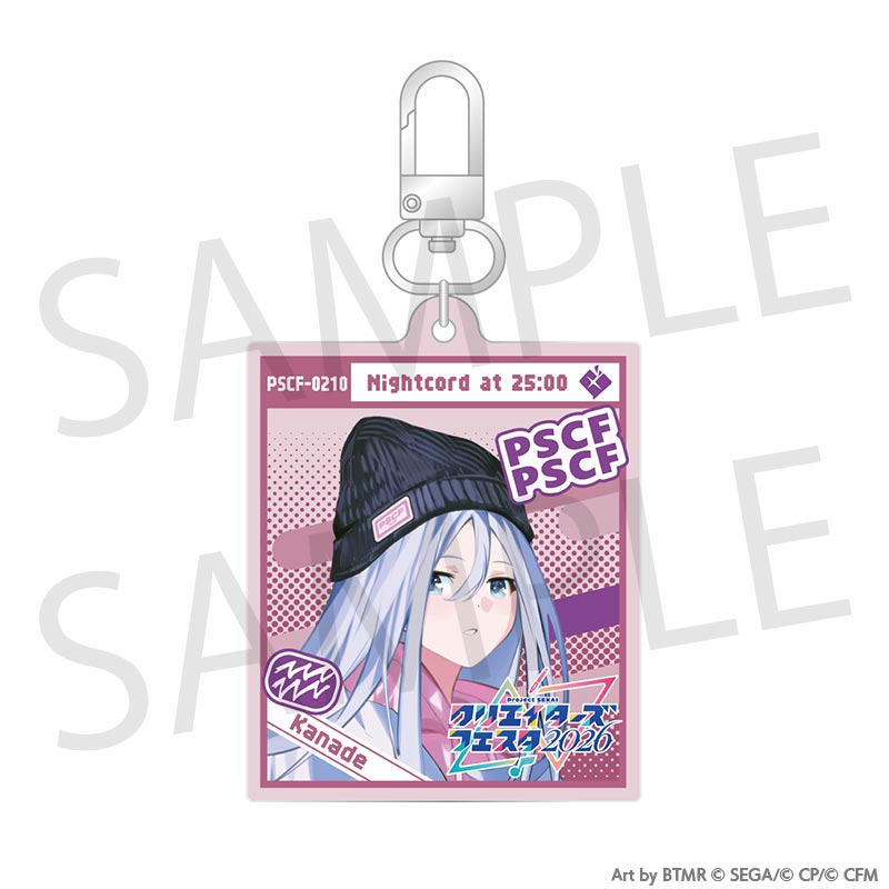 (Goods - Keychain) Hatsune Miku: Colorful Stage! Creators Festa 2026 Acrylic Keychain Kanade Yoisaki