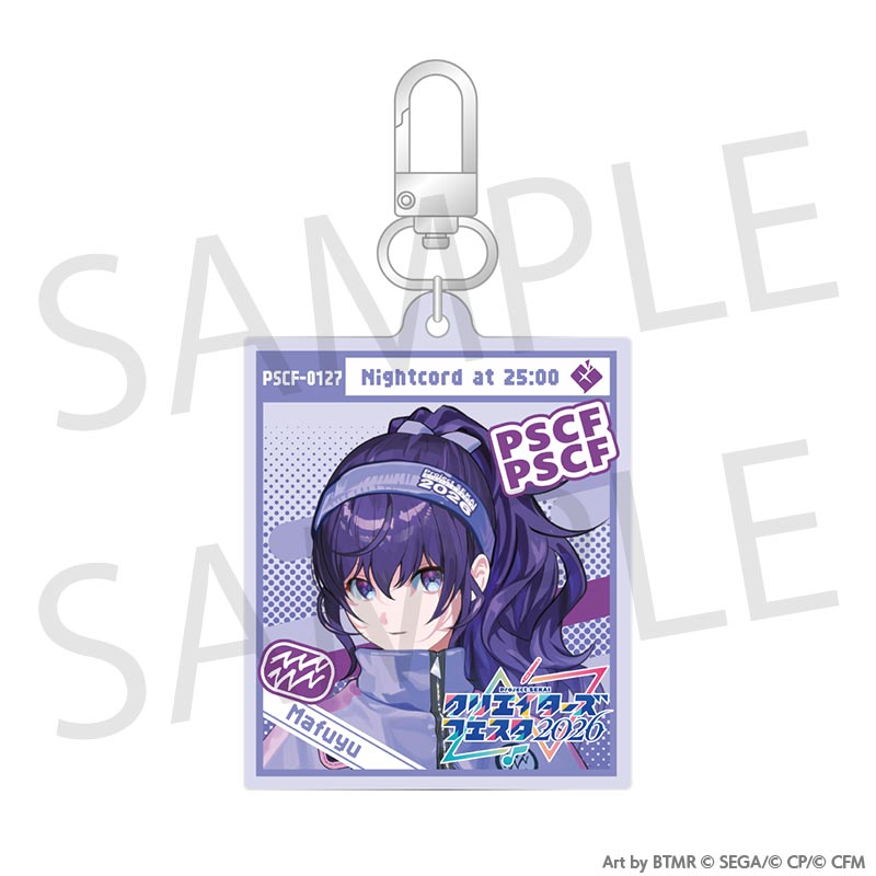 (Goods - Keychain) Hatsune Miku: Colorful Stage! Creators Festa 2026 Acrylic Keychain Mafuyu Asahina