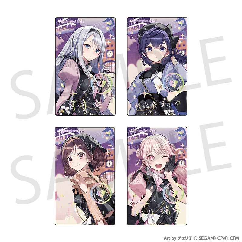 (Goods - Card) Hatsune Miku: Colorful Stage! Project SEKAI Unit Fan Meeting ePick card Set [Nightcord at 25:00]