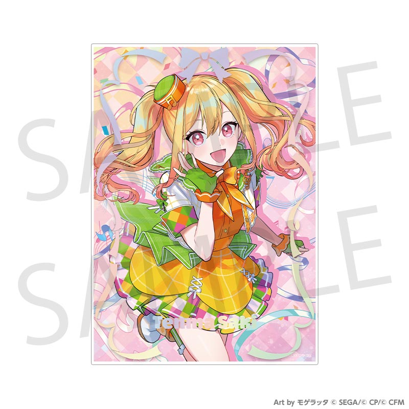(Goods - Board) Hatsune Miku: Colorful Stage! CONNECT LIVE GO Hoppin' Parade Visual Art w/Clear Case Saki Tenma