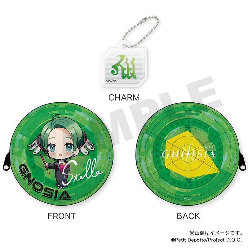 (Goods - Pouch) GNOSIA Mini Flat Pouch w/Acrylic Charm Stella