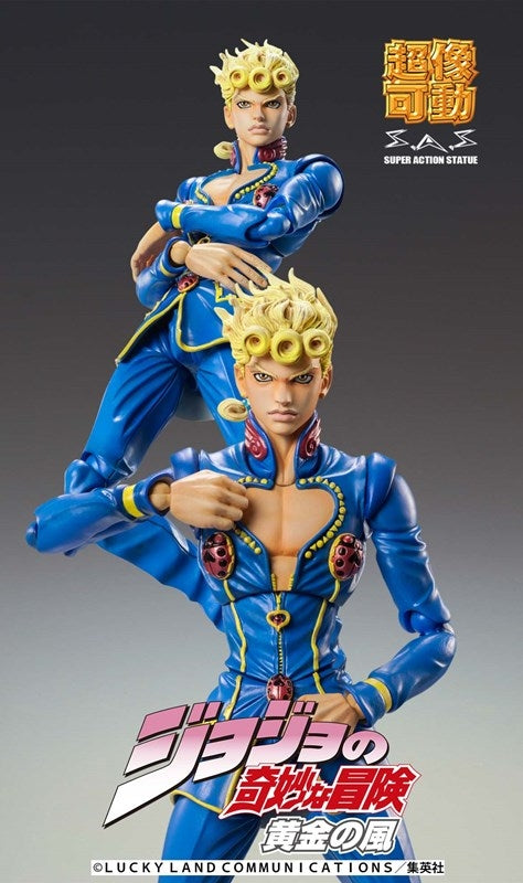 (Action Figure) JoJo's Bizarre Adventure Super Action Statue Part 5 Giorno Giovanna Second (Re-release)