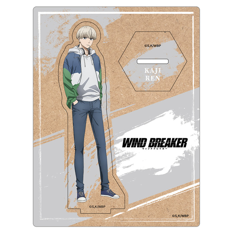 (Goods - Acrylic Stand) TV Anime - WIND BREAKER Season 2 Wooden Chara Stand Ren Kaji