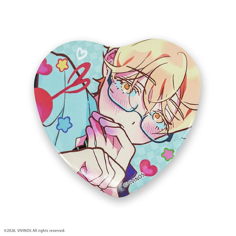 (1BOX=6)(Goods - Badge) Alien Stage Random Heart Badge {Bonus:Art Cards}