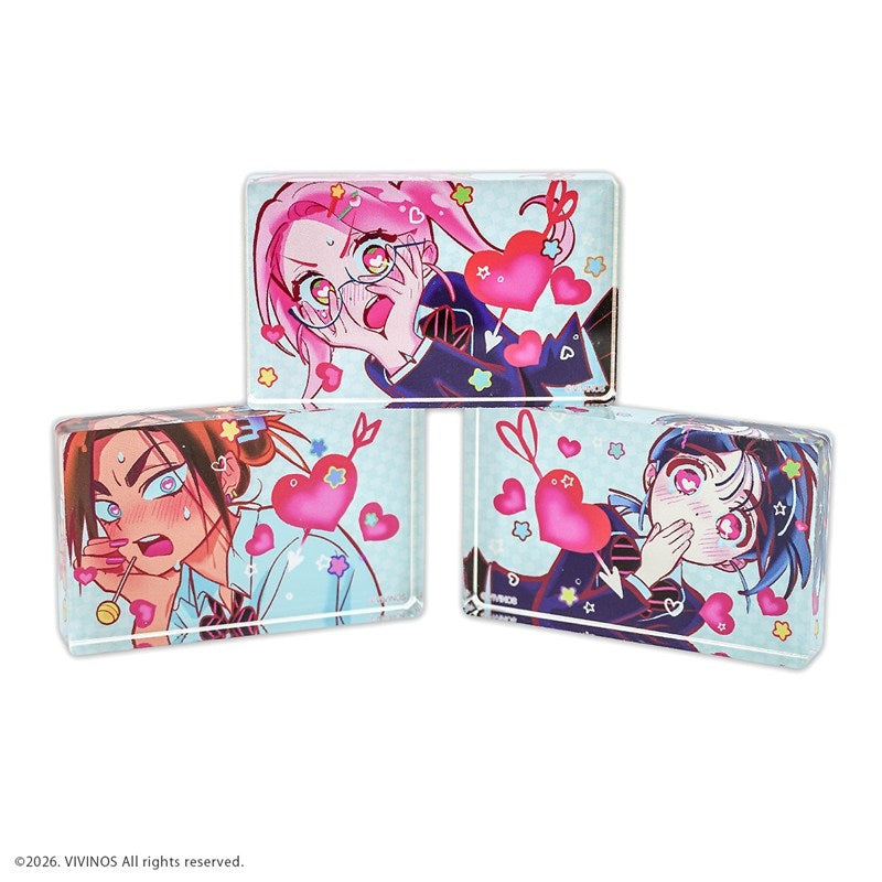 (1BOX=6)(Goods - Acrylic Block) Alien Stage Random Mini Acrylic Block {Bonus:Art Cards}