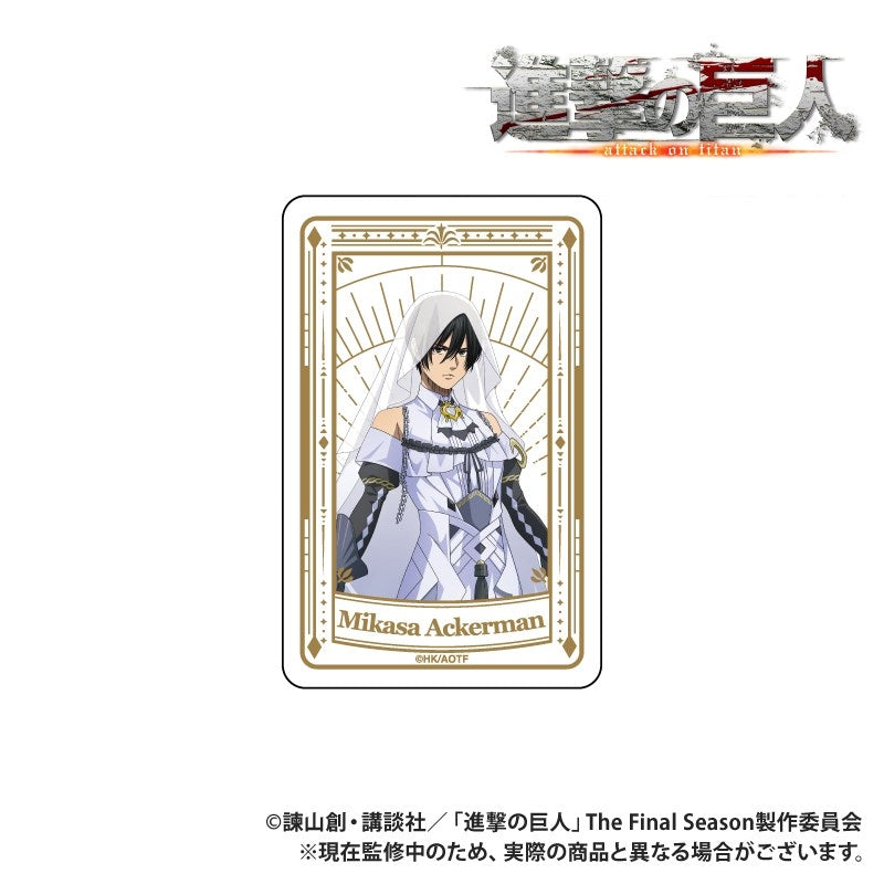(Goods - Sticker) TV Anime "Attack on Titan" Sticker (x1) Mikasa feat. Exclusive Art Wizard ver.