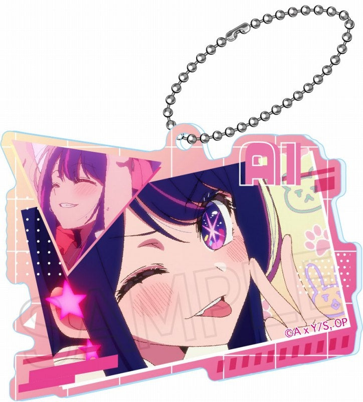 (1BOX=6)(Goods - Key Chain) Oshi no Ko Collage Acrylic Key Chain