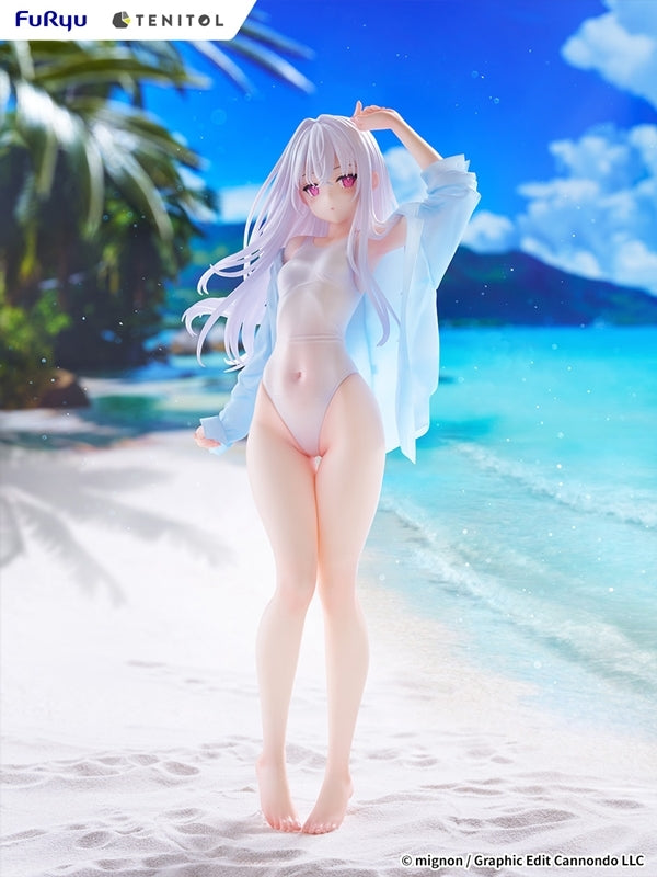 (Bishojo Figure) TENITOL TALL MIGNON WORKS shiro Swimsuit ver. Complete Figure