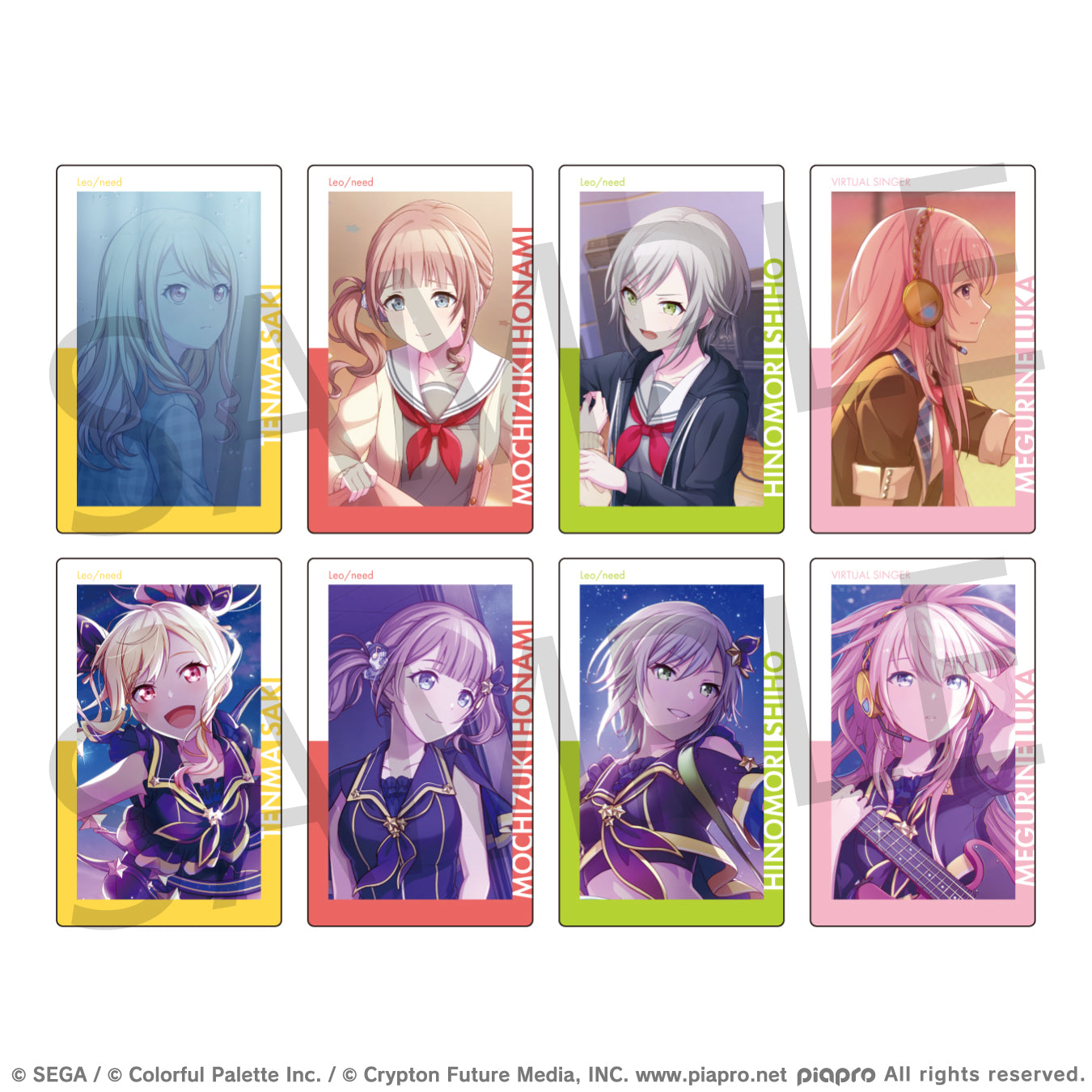 (1BOX=10)(Goods - Card) Hatsune Miku: Colorful Stage! ePick card series Vol.1 A