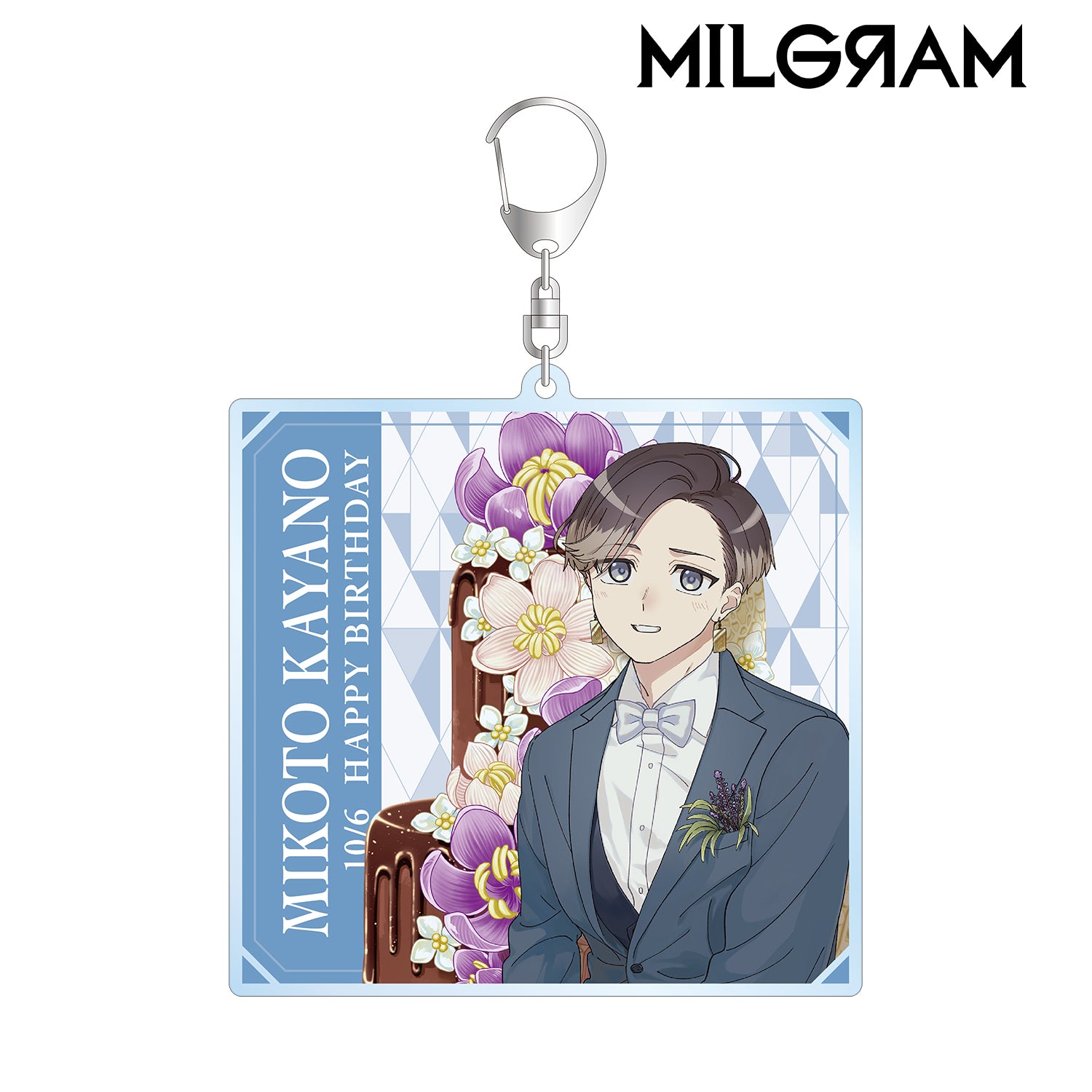 (Goods - Key Chain) MILGRAM BIG Acrylic Key Chain Birthday Ver. Feat. Exclusive Art Mikoto