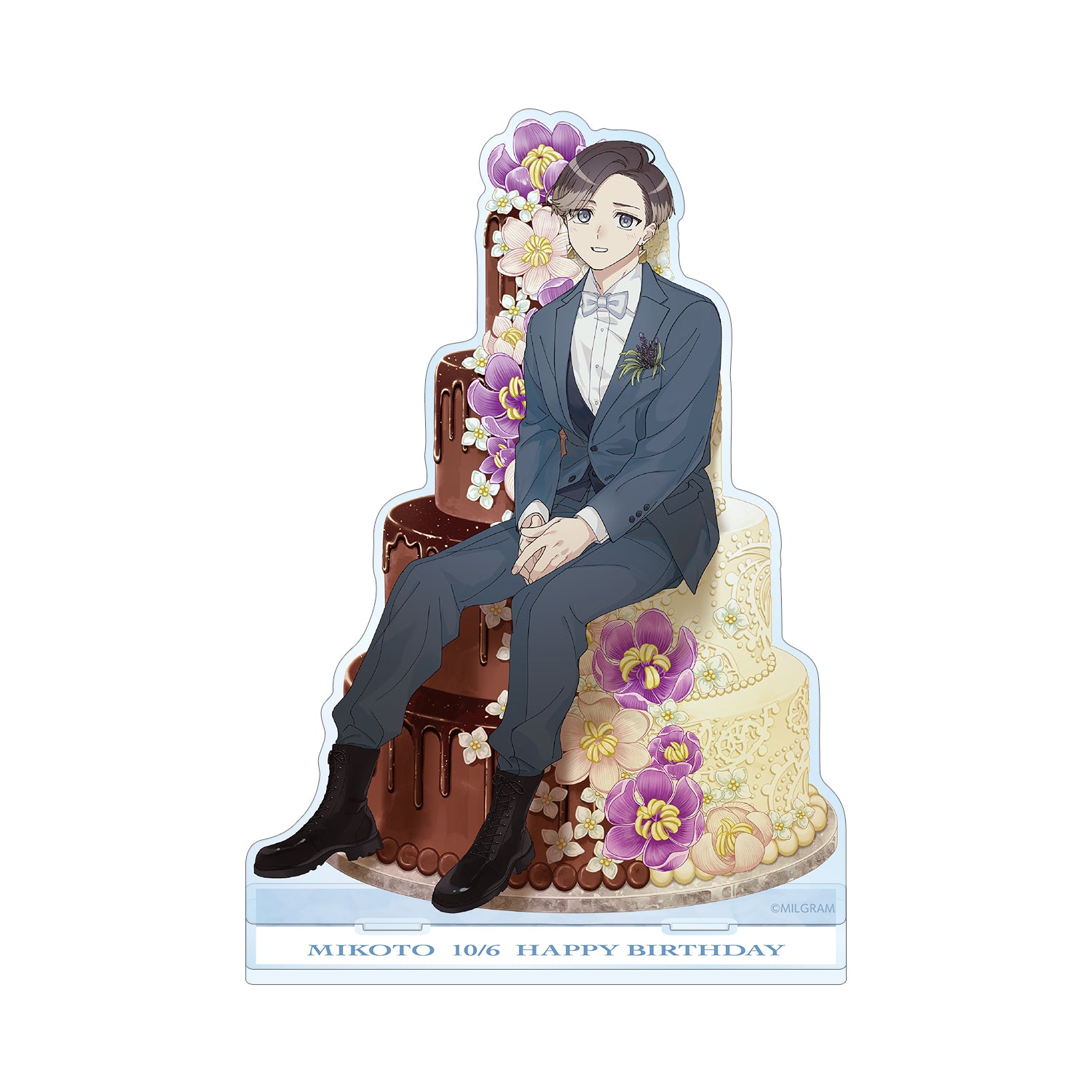 (Goods - Stand Pop) MILGRAM BIG Acrylic Stand Birthday Ver. Feat. Exclusive Art Mikoto