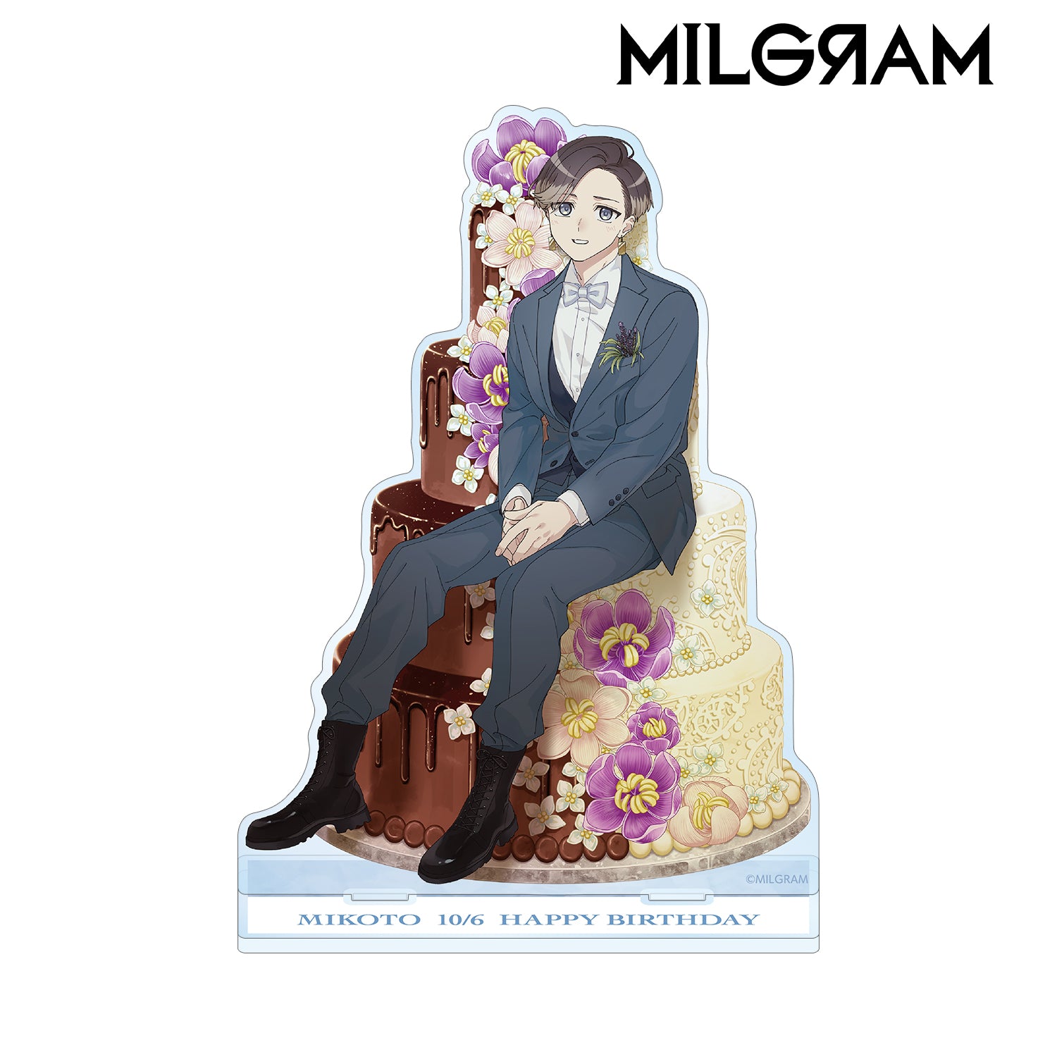 (Goods - Stand Pop) MILGRAM BIG Acrylic Stand Birthday Ver. Feat. Exclusive Art Mikoto