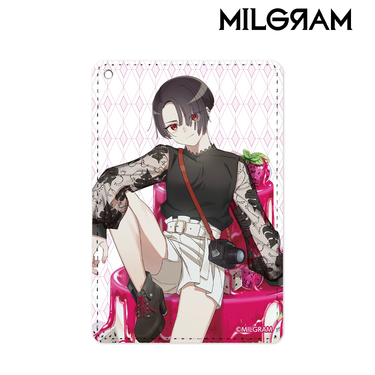 (Goods - Pass Case)MILGRAM 1 Pocket Pass Case Birthday Ver. Feat. Exclusive Art Kotoko