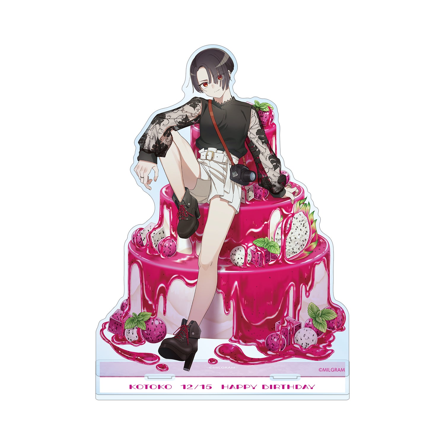 (Goods - Stand Pop)MILGRAM BIG Acrylic Stand Birthday Ver. Feat. Exclusive Art Kotoko