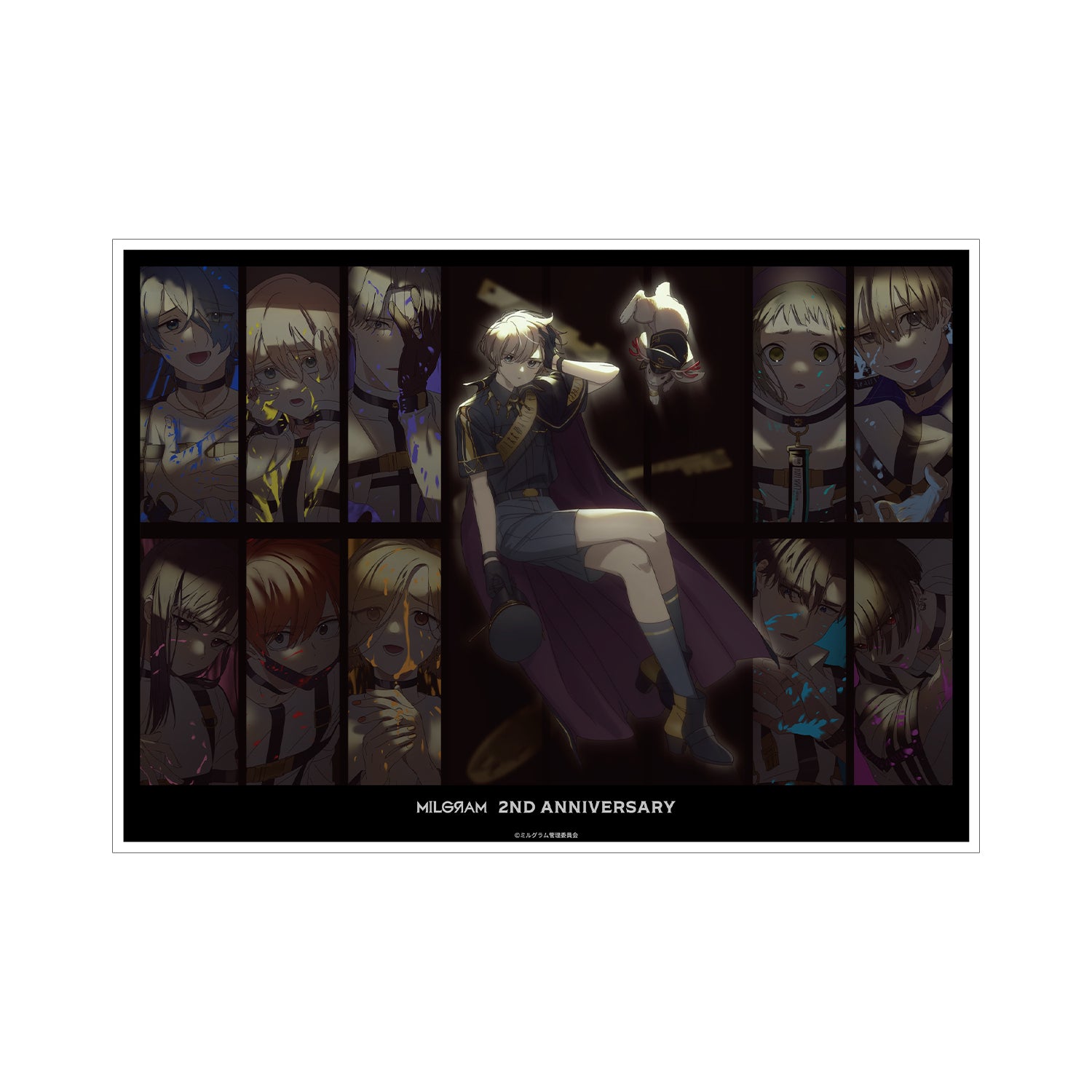 (Goods - Poster) MILGRAM A3 Matte Poster 2nd Anniversary Ver. Feat. Exclusive Art Ensemble