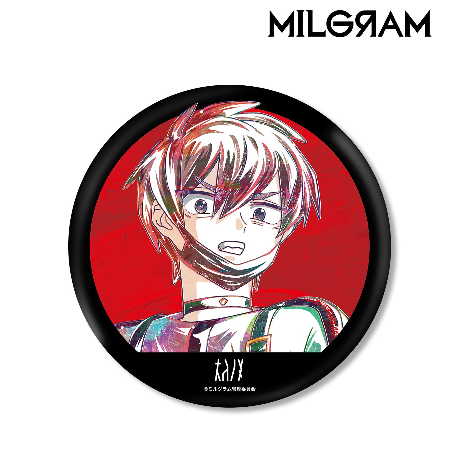 (Goods - Badge) MILGRAM Fuuta Ani-Art BIG Button Badge