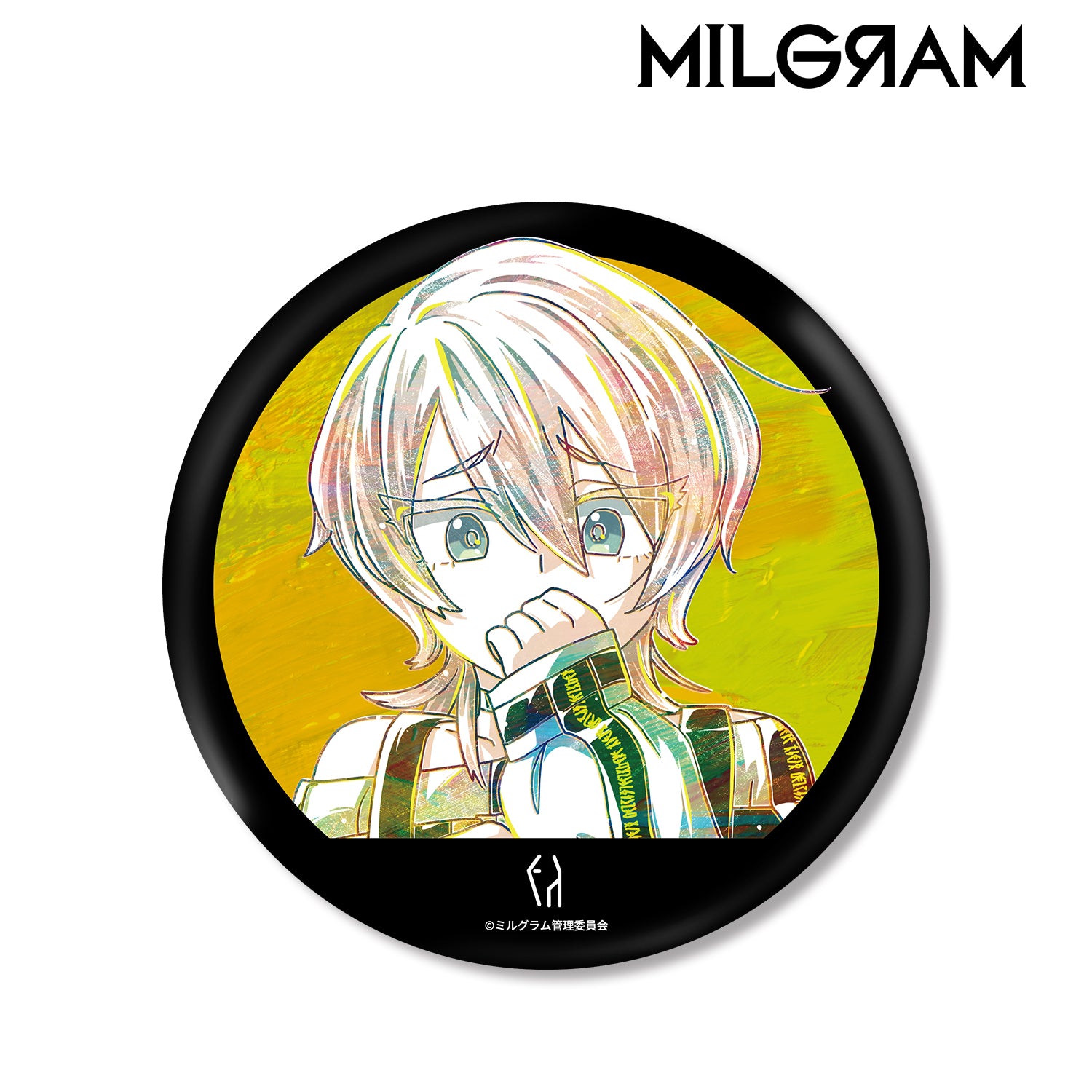 (Goods - Badge) MILGRAM Muu Ani-Art BIG Button Badge