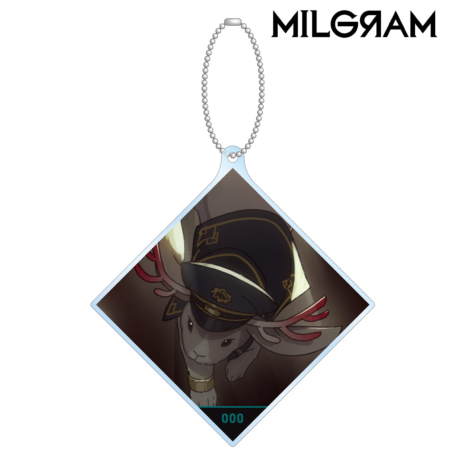 (Goods - Key Chain) MILGRAM BIG Acrylic Key Chain 2nd Anniversary Ver. Feat. Exclusive Art Jackalope