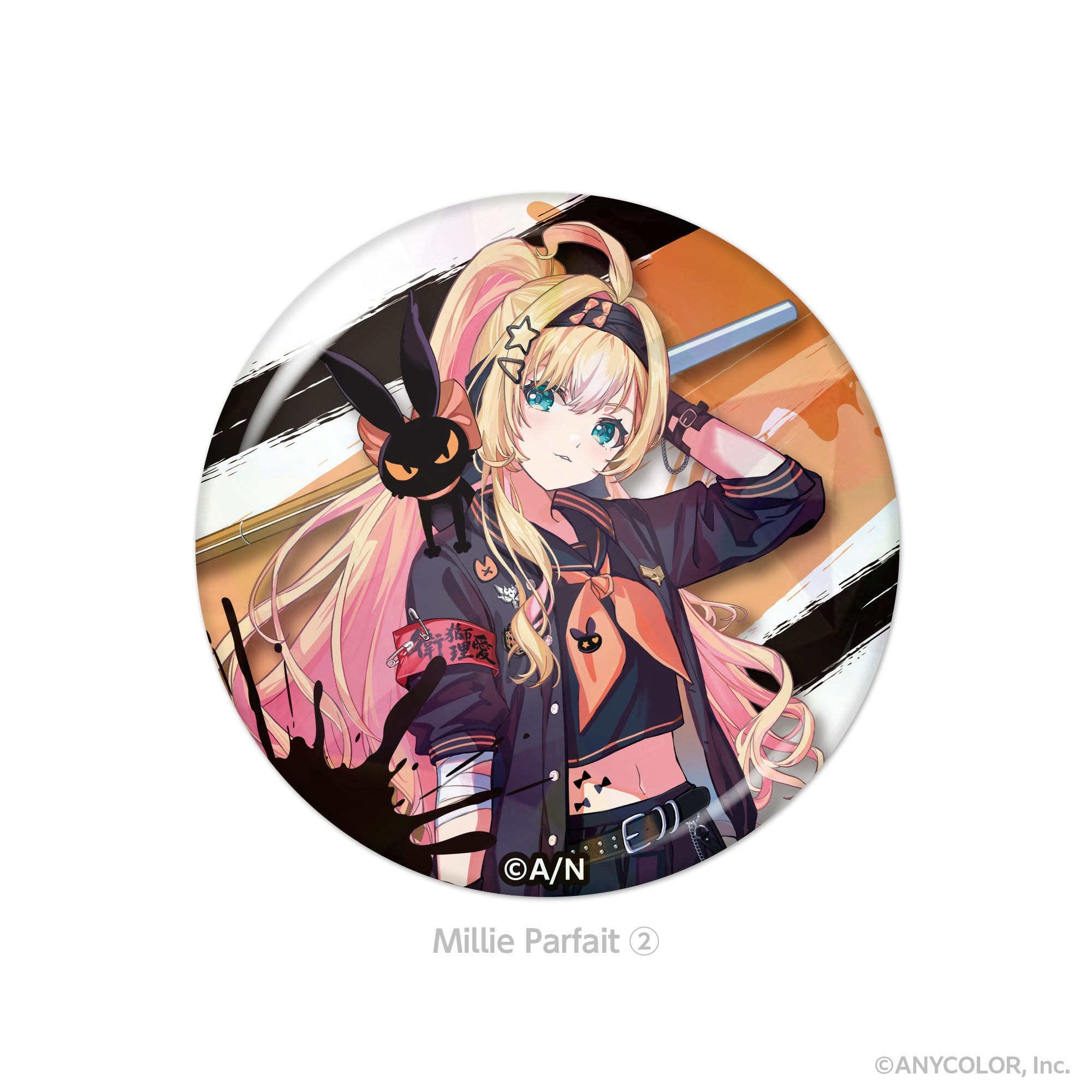 (Goods - Badge) Ethyria Holographic Button Badge Millie Parfait②