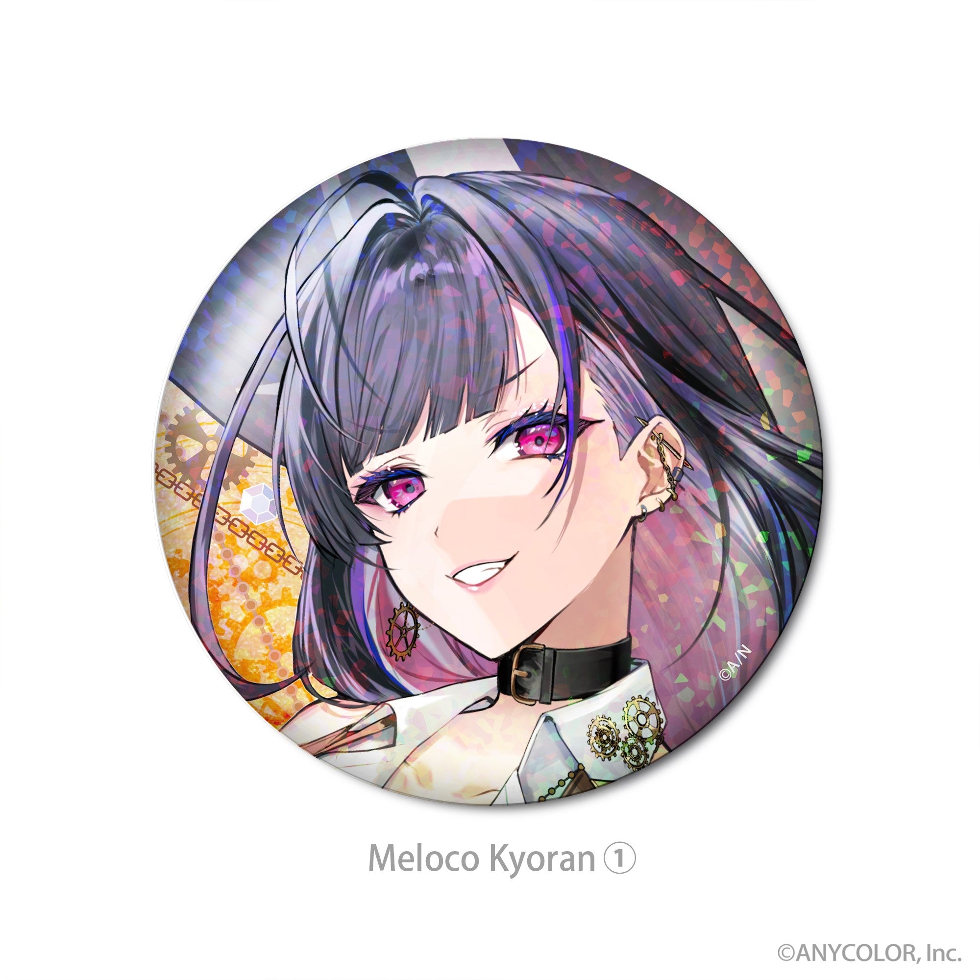(Goods - Badge) XSOLEIL Holographic Button Badge Meloco Kyoran①