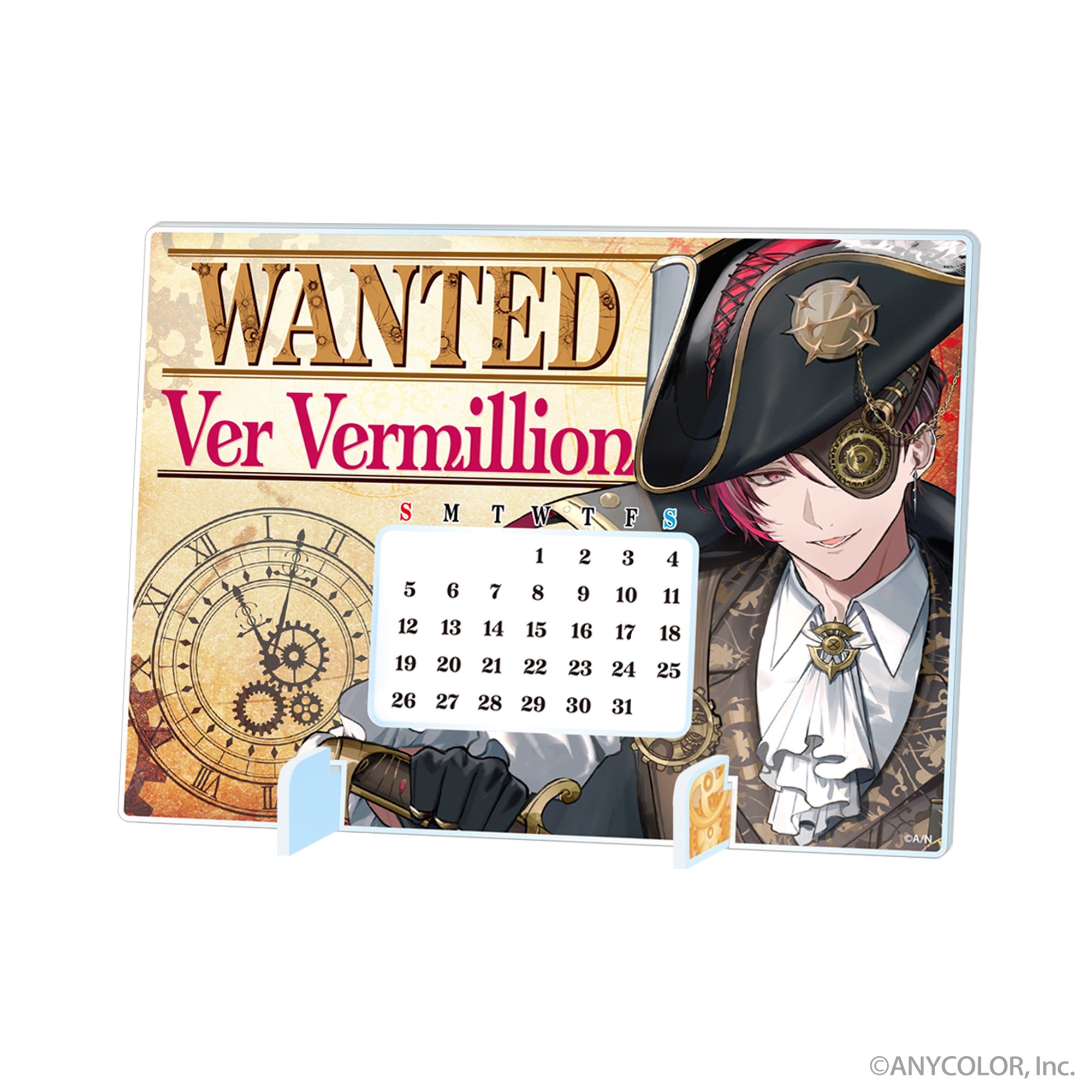 (Goods - Calendar) XSOLEIL Acrylic Perpetual Calendar Ver Vermillion