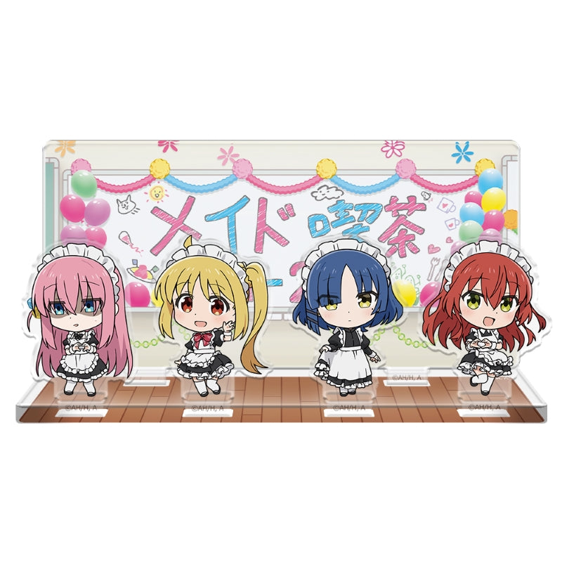 (Goods - Acrylic Stand) TV Anime - Bocchi the Rock! Acrylic Diorama Hitori & Nijika & Ryou & Ikuyo Maid ver.