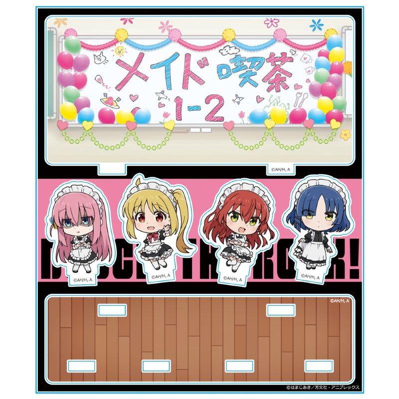 (Goods - Acrylic Stand) TV Anime - Bocchi the Rock! Acrylic Diorama Hitori & Nijika & Ryou & Ikuyo Maid ver.