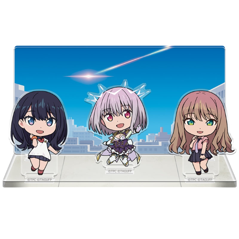 (Goods - Acrylic Stand) GRIDMAN UNIVERSE Acrylic Diorama Rikka & Yume & Akane (New Order)